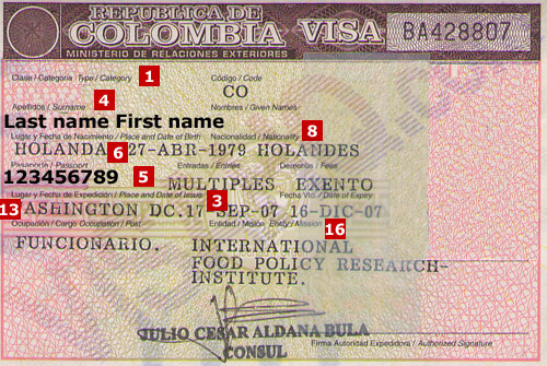 colombia tourist visa requirements for indian citizens