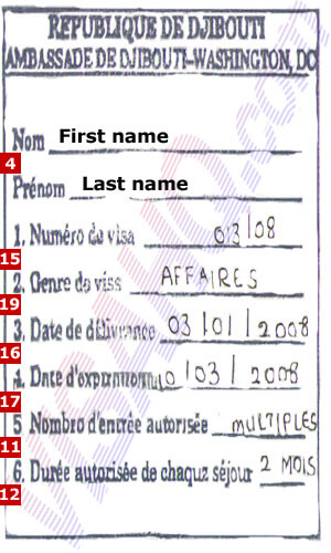 Djibouti Visa Djibouti Visa