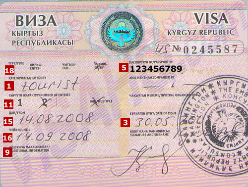 Kyrgyzstan Visa Kyrgyzstan Visa
