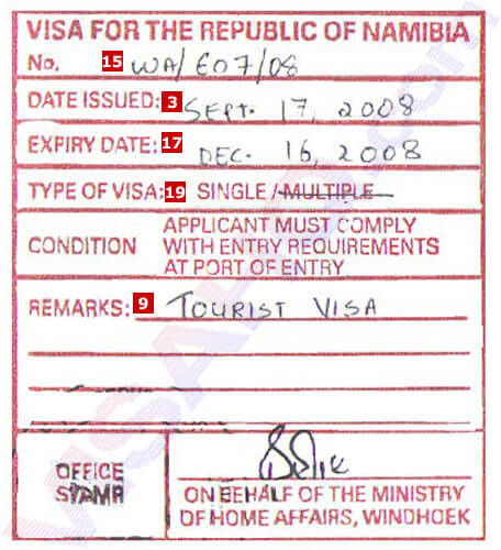 Namibia Visa Namibia Visa