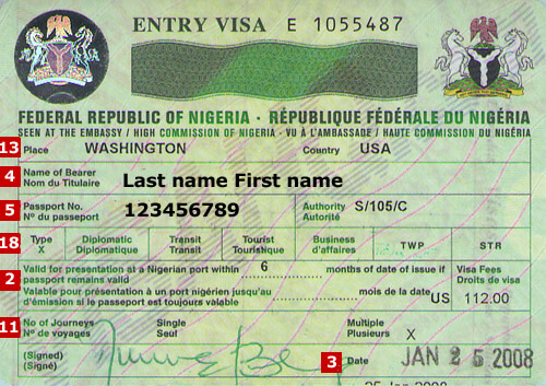 Nigeria Visa Nigeria Visa