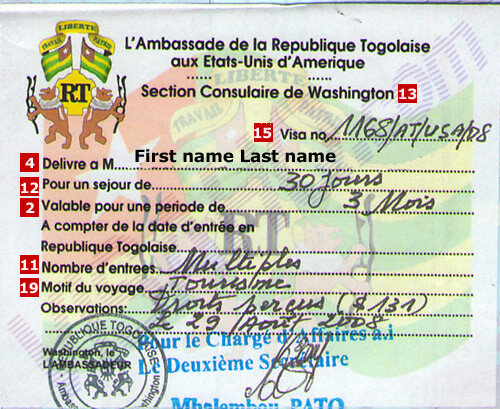 Togo Visa Togo Visa