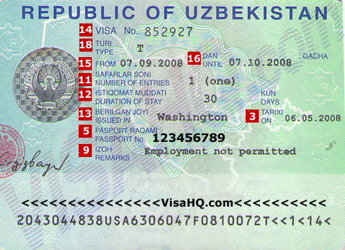 Uzbekistan Visa Uzbekistan Visa